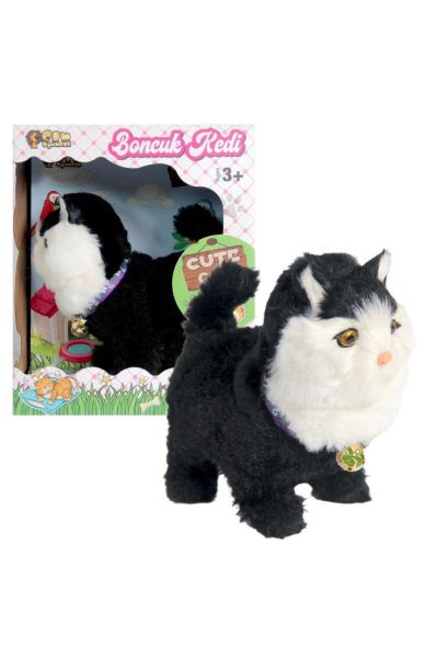 Sesli Hareketli Pilli Boncuk Kedi