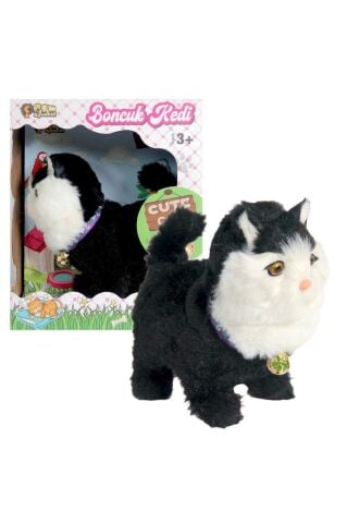 Sesli Hareketli Pilli Boncuk Kedi