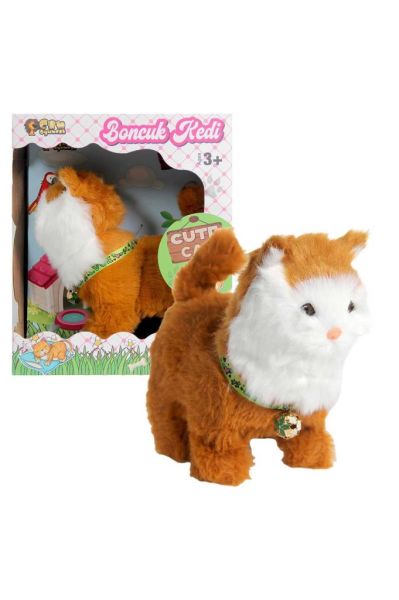 Sesli Hareketli Pilli Boncuk Kedi