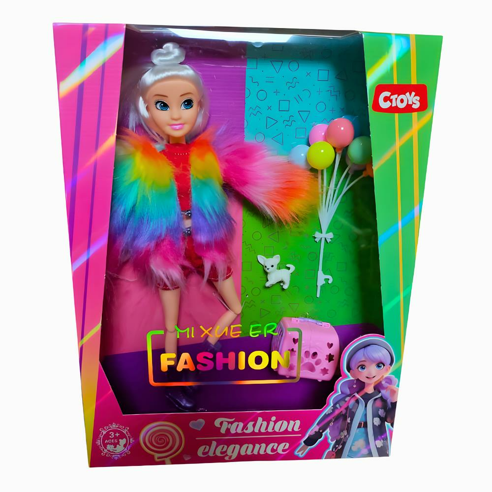 Moda Aksesuarlı Oyuncak Bebek 11,5 İnç