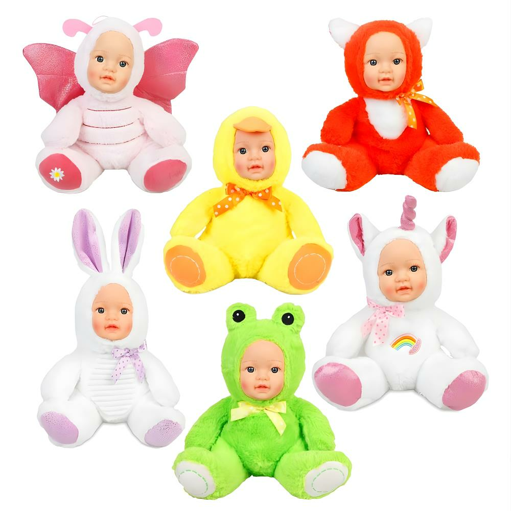 Peluş 25 Cm Bebek Yüzlü Asorti