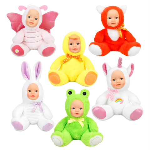 Peluş 25 Cm Bebek Yüzlü Asorti