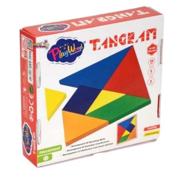 Eğitici Ahşap Oyuncak Tangram Oyunu