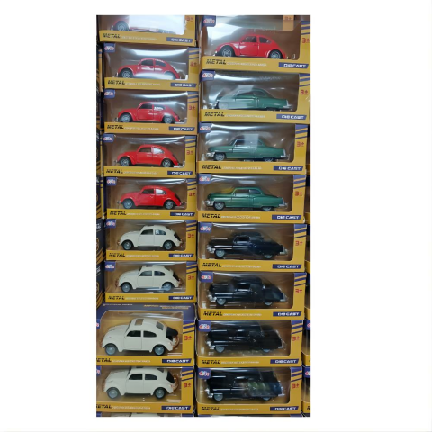 1:36 Çek Bırak Klasik Araba Üç Kapılı Metal