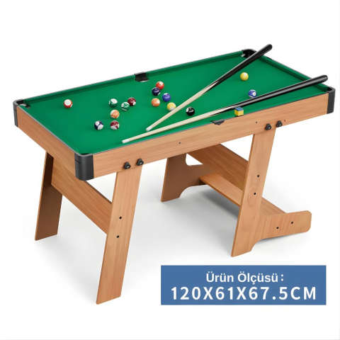 120 Cm Bilardo Seti Uzun Ayaklı