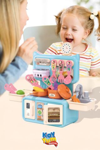 Musluklu Sulu Mini Mutfak Seti Mutfak Oyuncağı