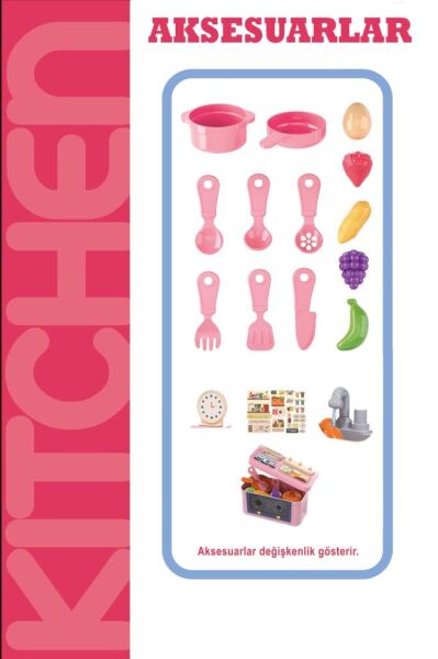 Musluklu Sulu Mini Mutfak Seti Mutfak Oyuncağı
