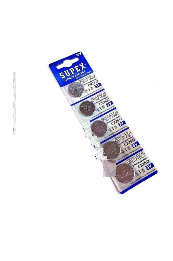 Supex Cr2032 Para Pili 5 Li Paket