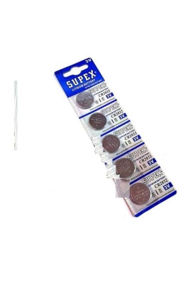 Supex Cr2032 Para Pili 5 Li Paket