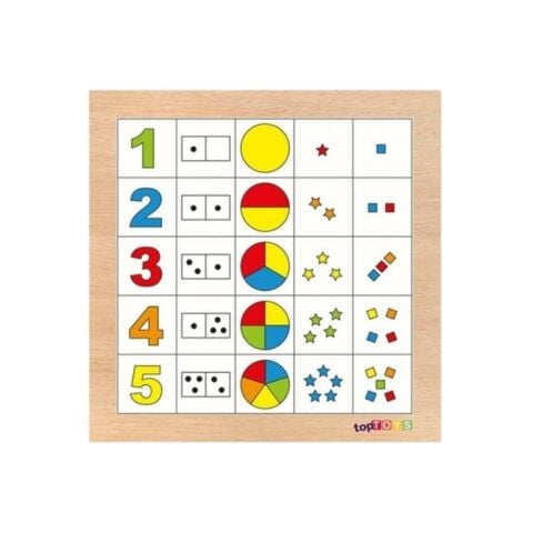 Haydi Sayalım ! 1-5 Ahşap Puzzle