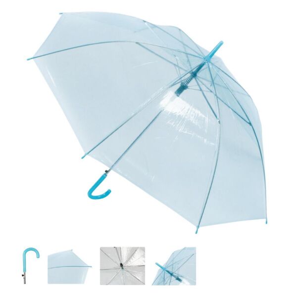 8 Telli Şeffaf Şemsiye