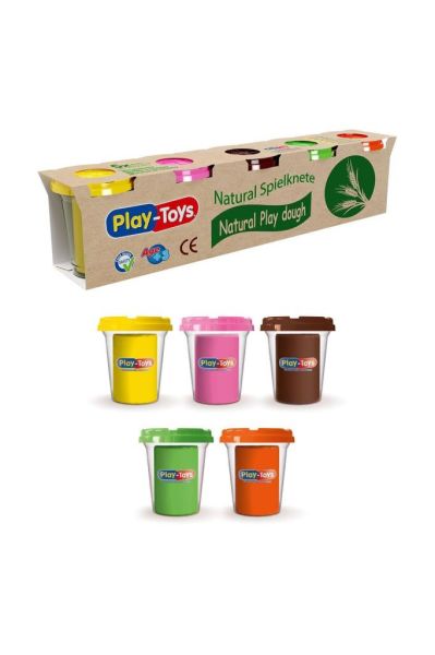 Play Toys Natural Oyun Hamuru 5 Renk