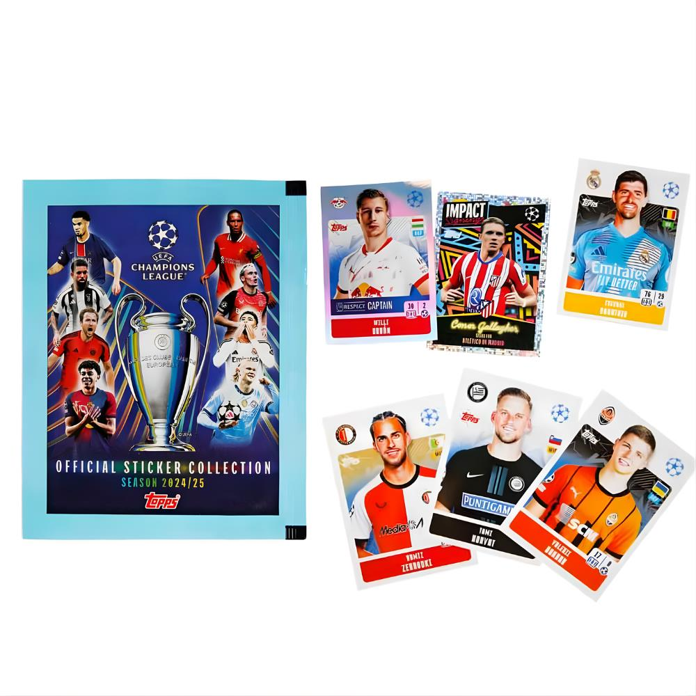 Topps 2025 UEFA Şampiyonlar Ligi Sticker - Paket