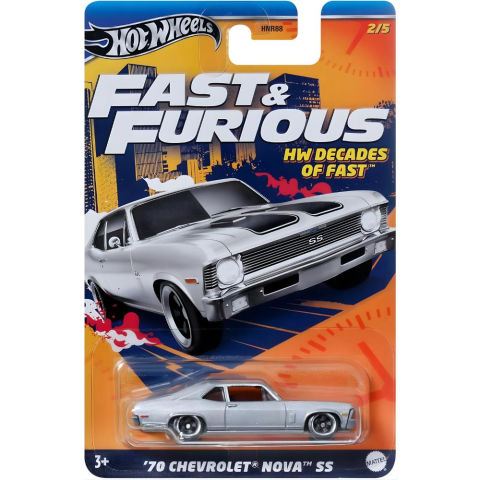 Hot Wheels Fast & Furious Temalı Arabalar HNR88