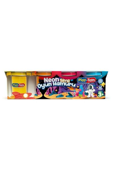 Play Toys Neon Simli Oyun Hamuru 4 Renk