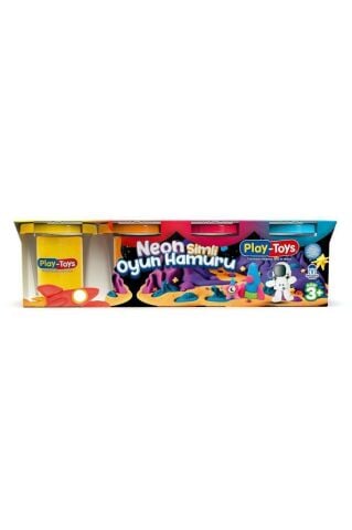 Play Toys Neon Simli Oyun Hamuru 4 Renk