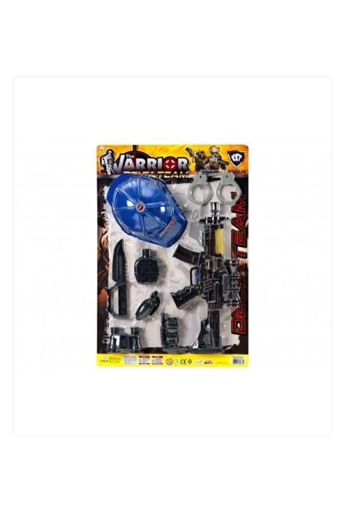 Süper Kasklı Silah Set