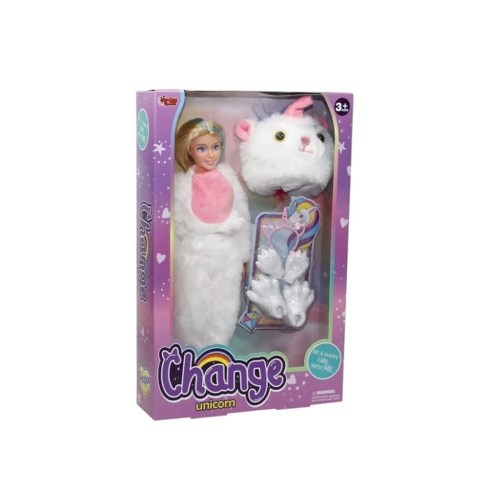 Hayvan Kostümlü Aksesuarlı Bebek