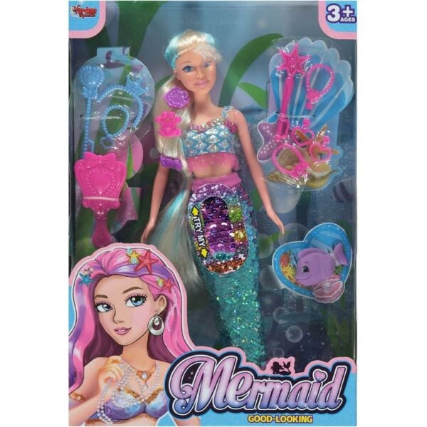 Kutulu 29CM Aksesuarlı Deniz Kızı