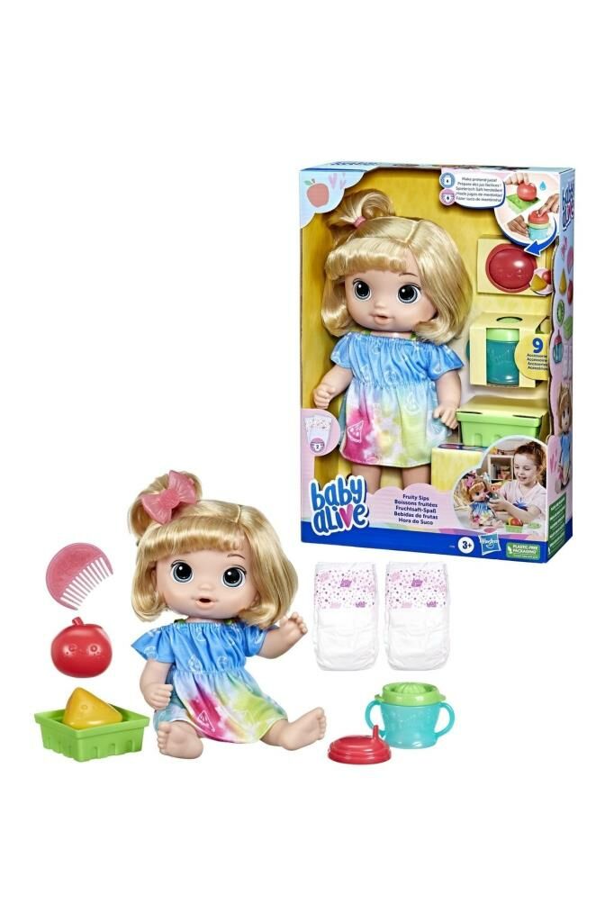 Baby Alive Bebeğimle Eğlenceli Yudumlar - Sarışın - F7356