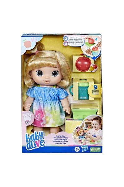 Baby Alive Bebeğimle Eğlenceli Yudumlar - Sarışın - F7356