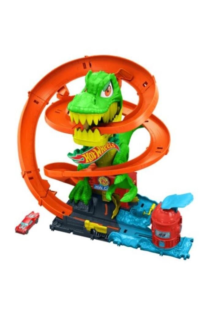 HW City T-Rex vs Fire Station