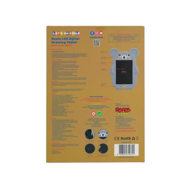 LC Kedi Çizim Tableti 8,5 inç