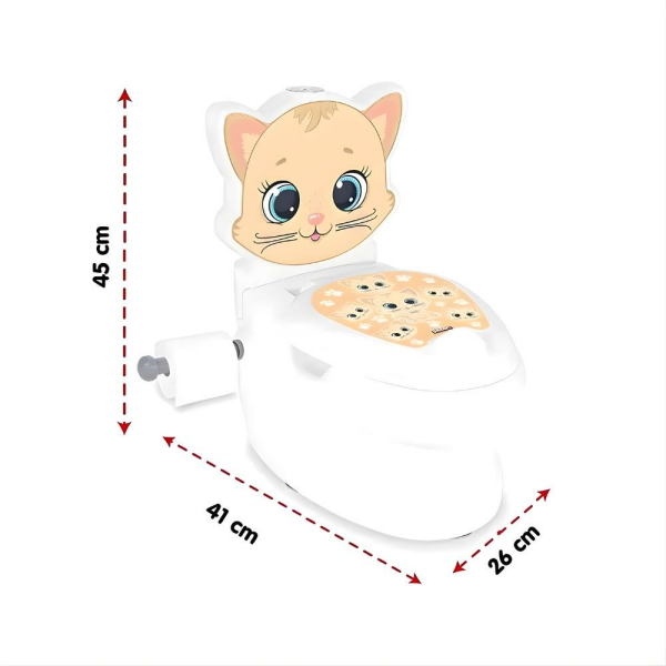 Pilsan Sesli ve Işıklı Eğitici Kedi Klozet