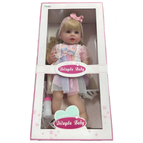 55 Cm Yeni Doğmuş Bebek, Yüksek Gerçeklikte, Tüm Vücut Yumuşak Jelden, Aksesuarlı