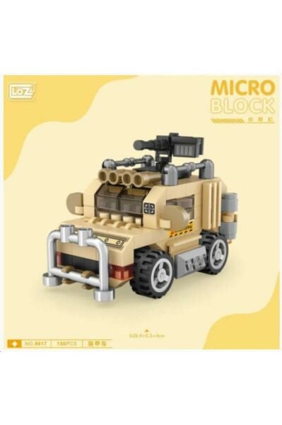 Loz 8617 Mikro Blok Çanta Askeri Kamyon