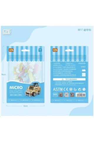 Mikro Blok Çanta Askeri Kamyon Loz 8617