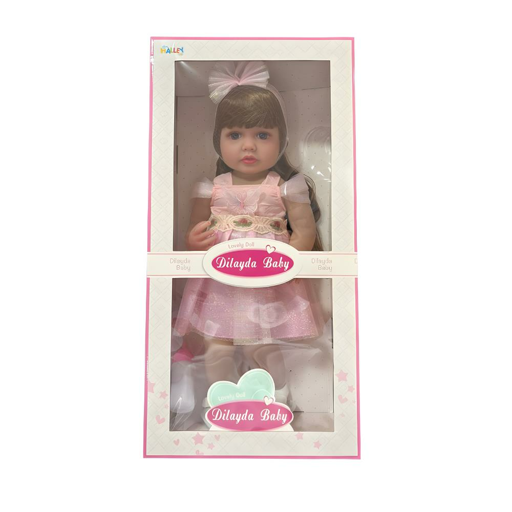 55 Cm Yeni Doğmuş Bebek, Yüksek Gerçeklikte, Tüm Vücut Yumuşak Jelden, Aksesuarlı