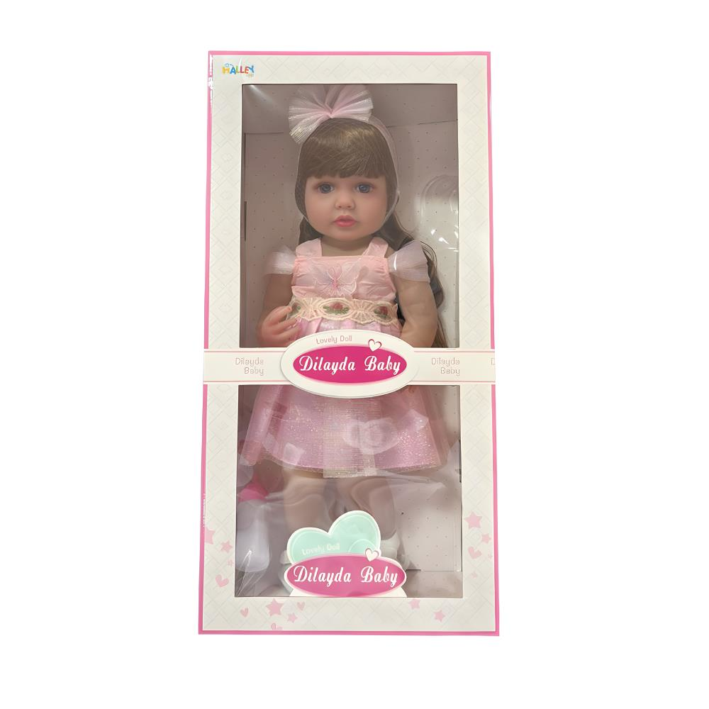 55 Cm Yeni Doğmuş Bebek, Yüksek Gerçeklikte, Tüm Vücut Yumuşak Jelden, Aksesuarlı