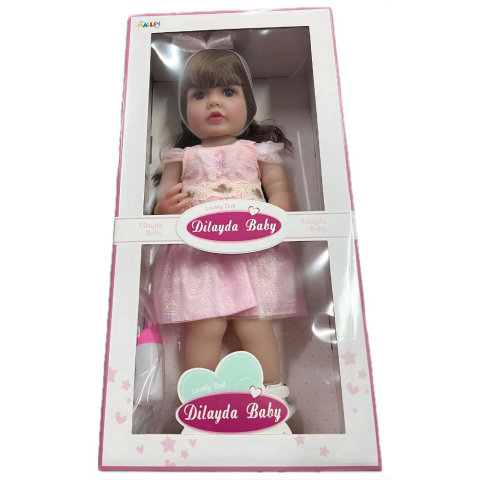 55 Cm Yeni Doğmuş Bebek, Yüksek Gerçeklikte, Tüm Vücut Yumuşak Jelden, Aksesuarlı