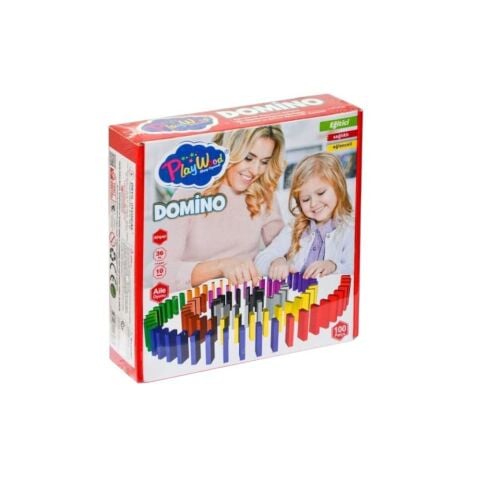 Kutuda Ahşap Domino Oyunu