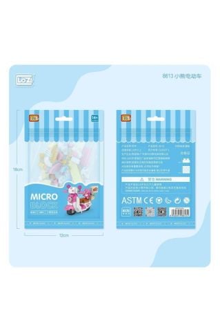 Loz Blok Oyuncak Mini Poşet 130 Parça