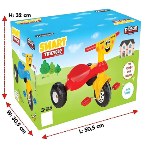 Pilsan Smart Bisiklet Kırmızı