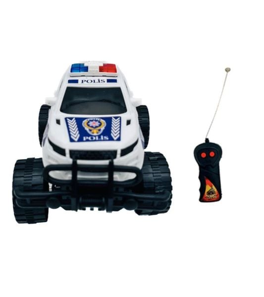 Uzaktan Kumandalı 2 Fonksiyonlu Kasırga Polis Jeep