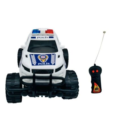 Uzaktan Kumandalı 2 Fonksiyonlu Kasırga Polis Jeep