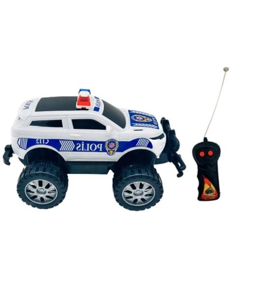 Uzaktan Kumandalı 2 Fonksiyonlu Kasırga Polis Jeep