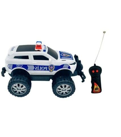 Uzaktan Kumandalı 2 Fonksiyonlu Kasırga Polis Jeep