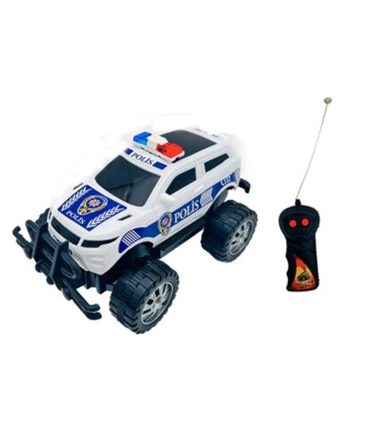 Uzaktan Kumandalı 2 Fonksiyonlu Kasırga Polis Jeep