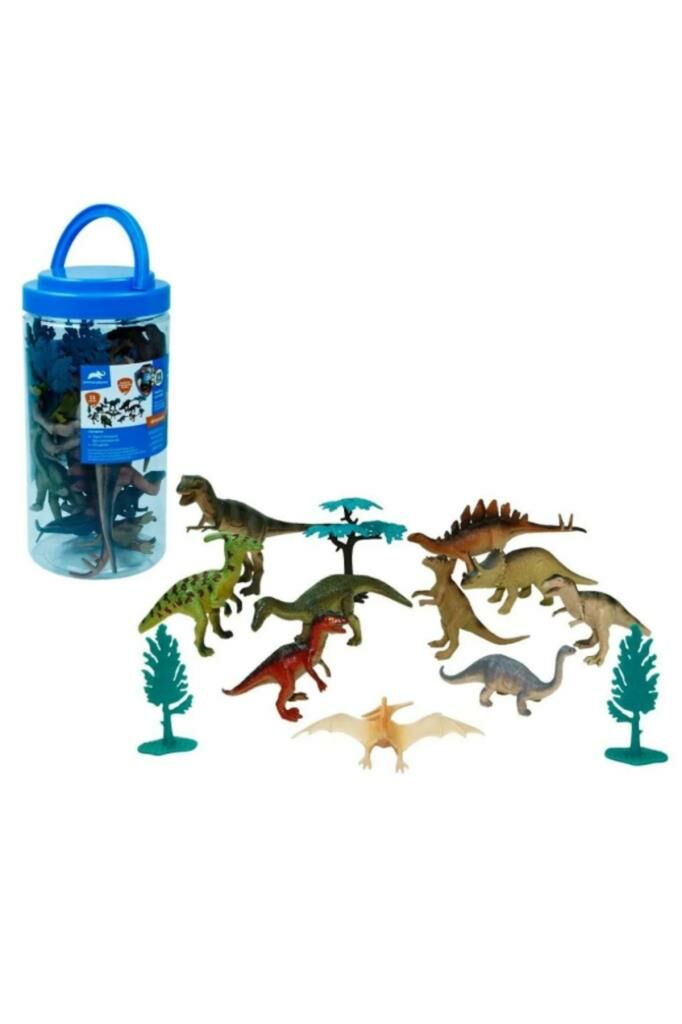 23 Cm Kovada Oyuncak Vahşi Dinazorlar Seti