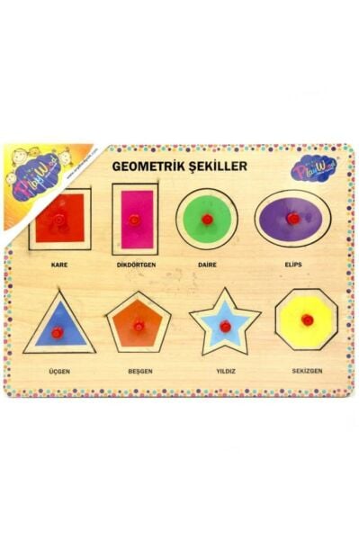 Ahşap Tutmalı Geometrik Şekiller