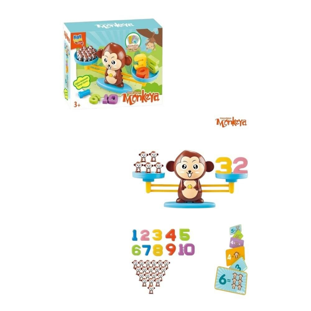 Eğitici Maymun Denge Oyunu, İşlem Kartlı Matematik Öğretici Oyun Seti
