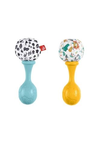 Rattle ‘n Rock Maracas baby rattle sensory toys for newborn babies ages 3 months and older
