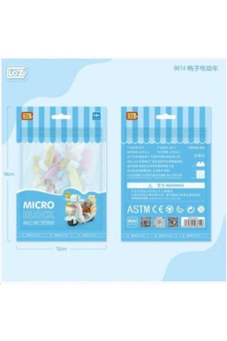 Loz 8614 Mikro Blok Çanta Ördek Elektrikli Scooter