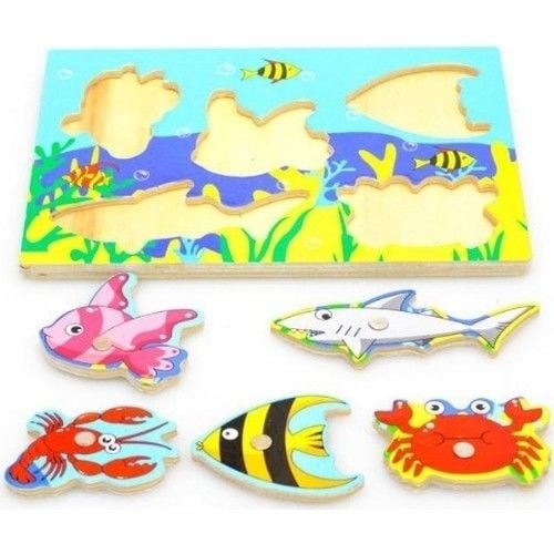 Ahşap Balık Tutma Puzzle
