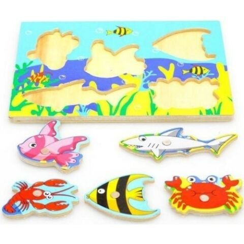 Ahşap Balık Tutma Puzzle