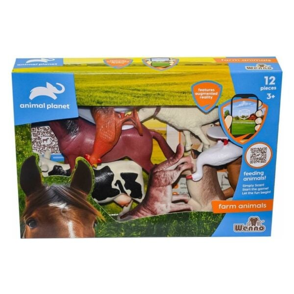 Kutulu 12 Parça Çiftlik Hayvanları